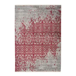 Fransenteppich Baroque 200 rot