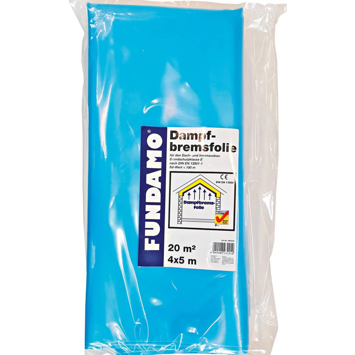 Fundamo Dampfbremsfolie 4 x 5 m blau ca 200µm Norm GKV