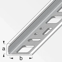 Fundamo Winkelprofil 8 mm silber