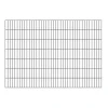 GAH Alberts Doppelstabmatte 6/5/6 verzinkt anthrazit 200 x 140 cm