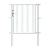 GAH Alberts Stabgitter-Einzeltor feuerverzinkt 1000 x 1200/1700 mm zum Einbetonieren