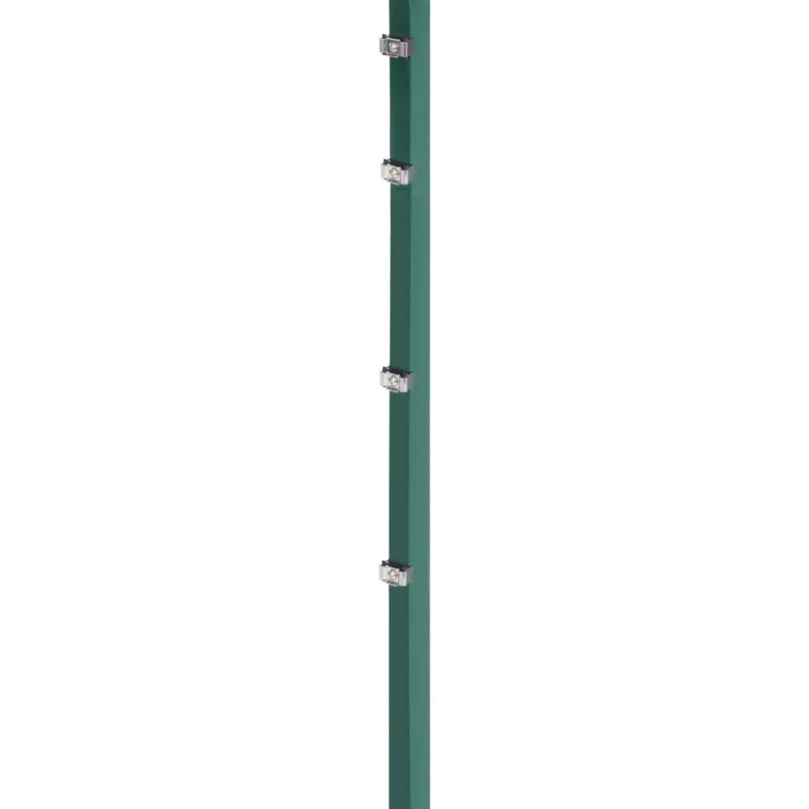 GAH Alberts Zaunpfosten inkl Klemmlasche anthrazit m Zubehör 60 x 40 /2400/400