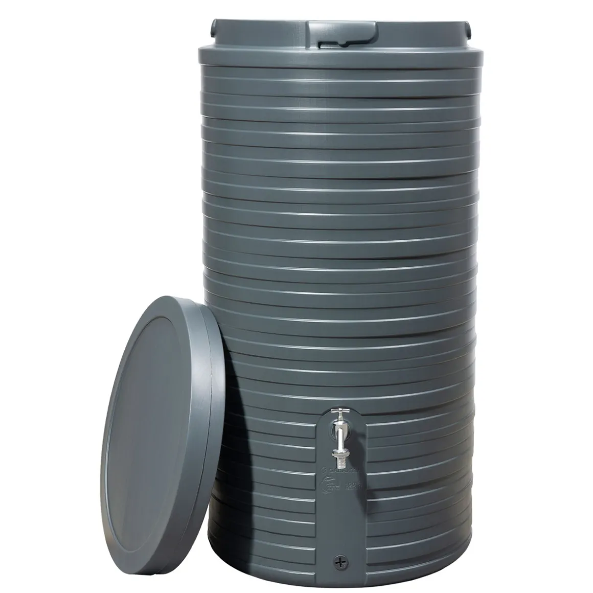 Garantia Regentonne Nordic 2in1 300 Liter graphite grey inkl. Deckel