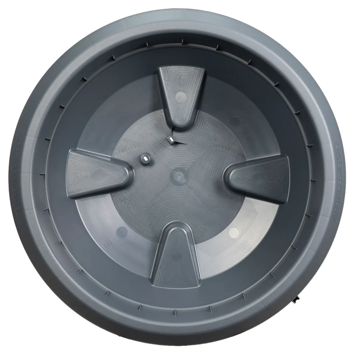 Garantia Regentonne Nordic 2in1 300 Liter graphite grey inkl. Pflanzschale