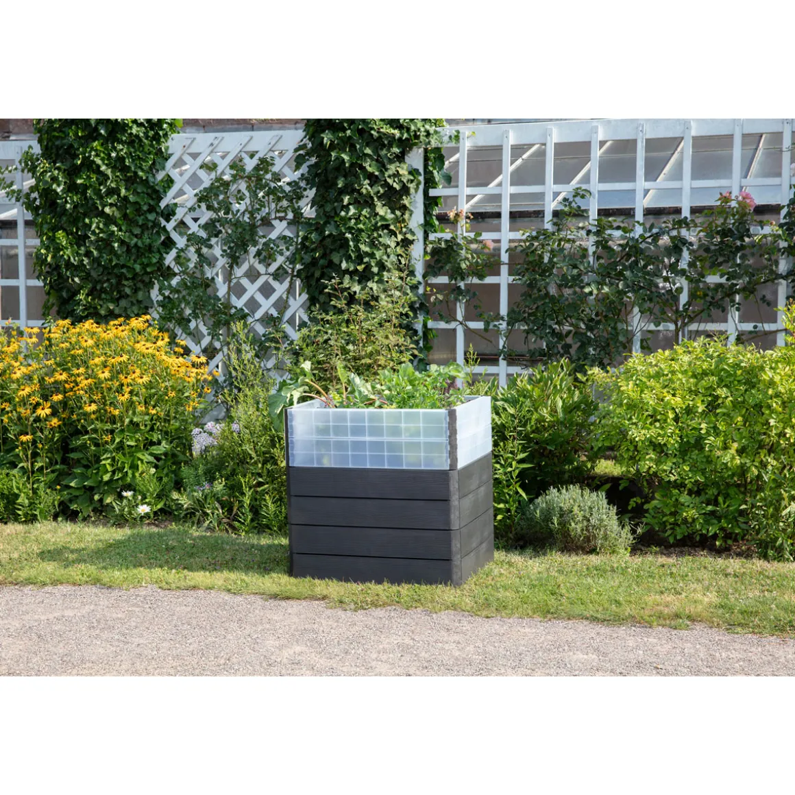 Garantia Hochbeet ERGO QUADRO Turbo M 75 Wood inkl FLORA