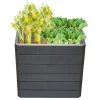 Garantia Hochbeet ERGO QUADRO M 75 Stone inkl FLORA
