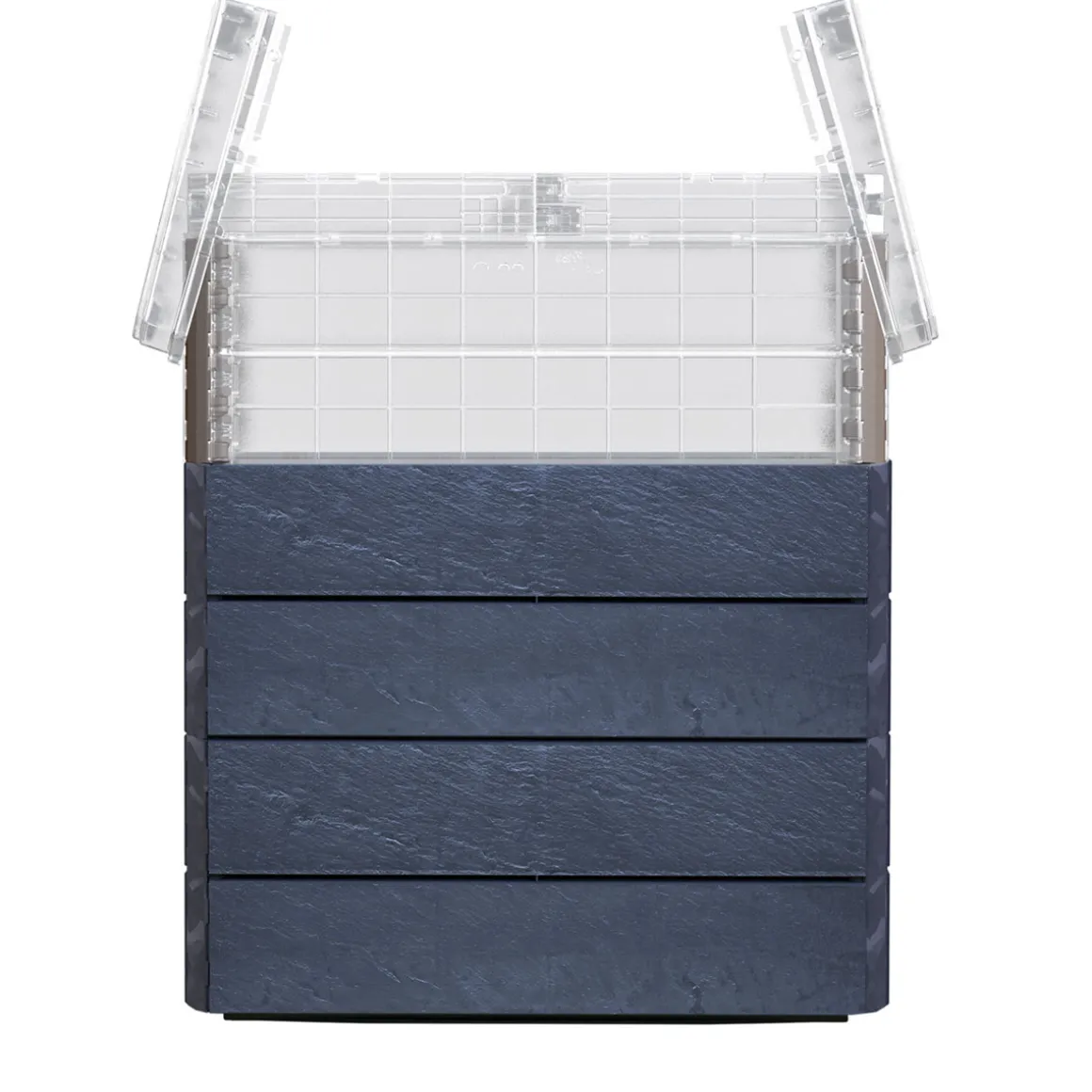 Garantia Hochbeet ERGO QUADRO TurboPlus M 85 Stone inkl FLORA