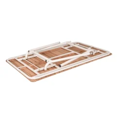 Garden Pleasure Tisch CARMEL Stahl, pulverbeschichtet / Teak FSC 100%
