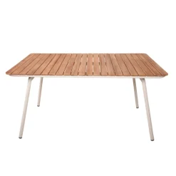 Garden Pleasure Tisch CARMEL Stahl, pulverbeschichtet / Teak FSC 100%
