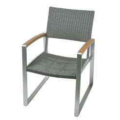 Garden Pleasure Tischgruppe AVA 5-tlg. Aluminium, Nonwood, Kunststoffgewebe