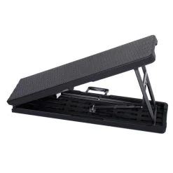 Garden Pleasure Tisch-Set VENTANA, 3-teilig Stahl / Kunststoff HDPE, schwarz