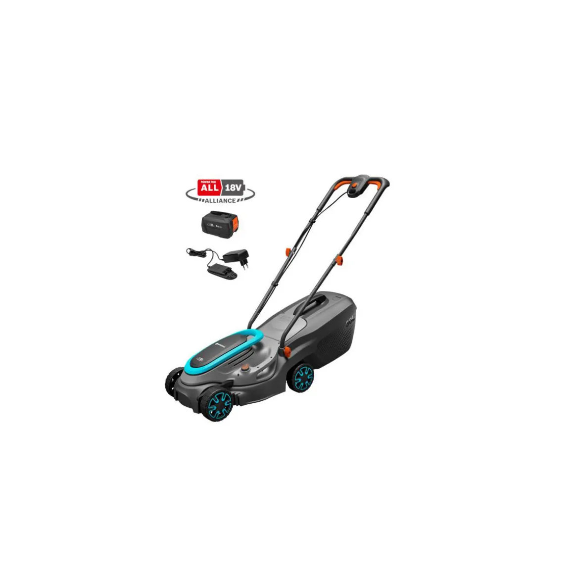 Gardena Akku-Rasenmäher PowerMax 32/18V P4A Ready-To-Use Set