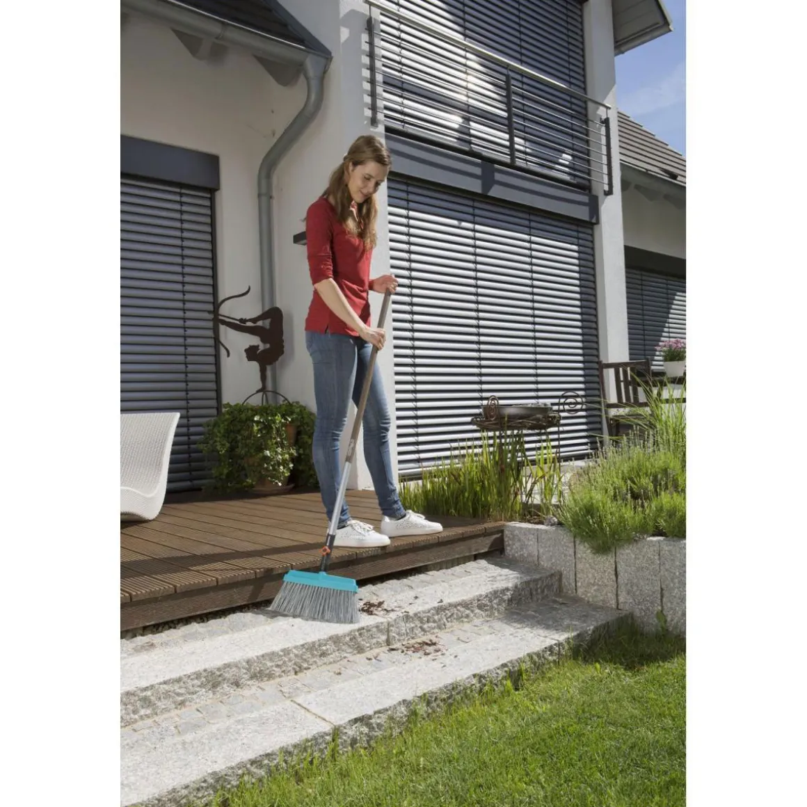 Gardena Combisystem Terrassenbesen