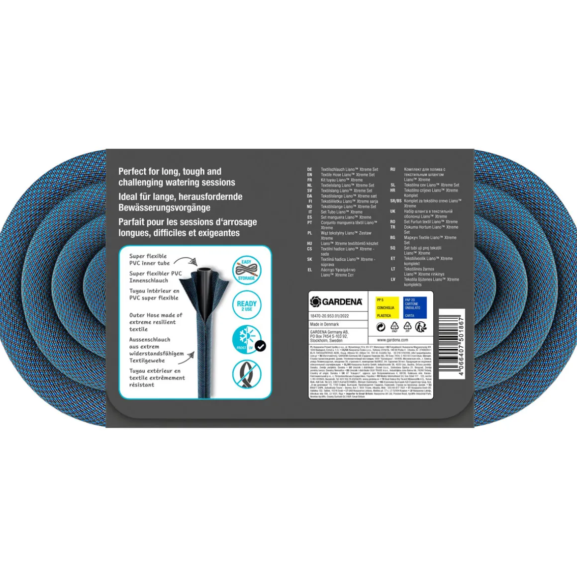 Gardena Gartenschlauch-Set Liano™ Xtreme