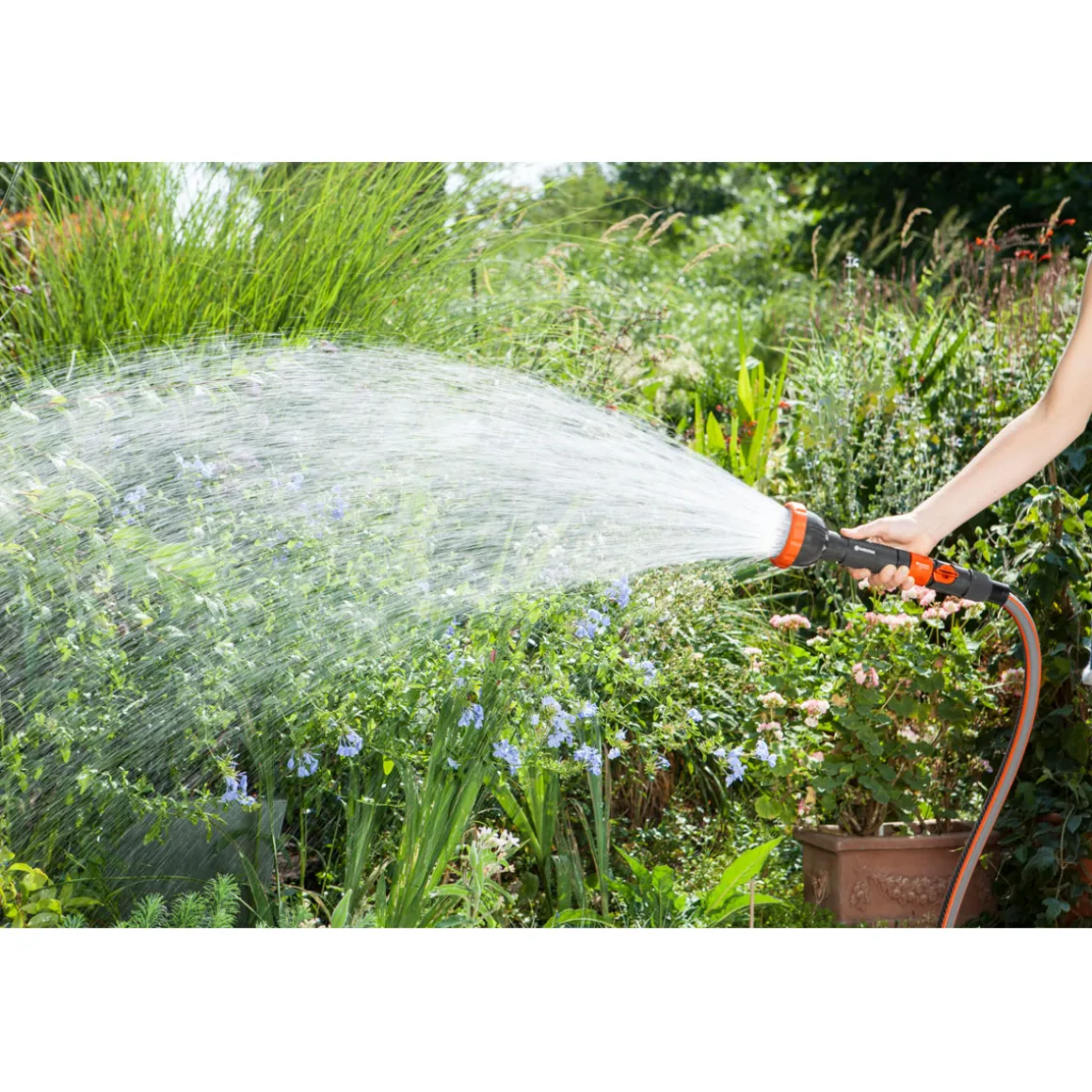 Gardena Profi-System-Spritz-Brause verpackt