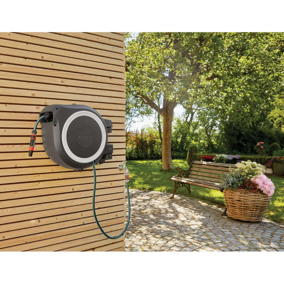 Gardena Wandschlauchbox RollUp L 30m schwarz