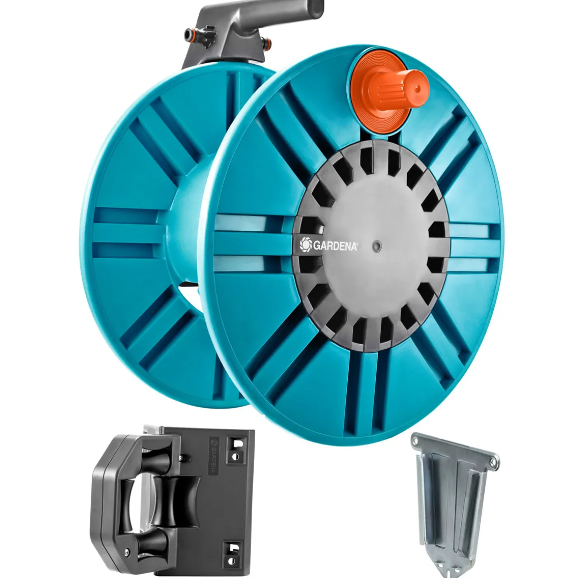 Gardena Wand-Schlauchtrommel Classic 60 mit Schlauchführungsrolle