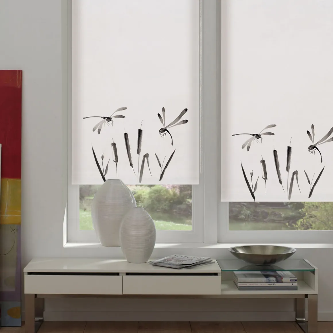 Gardinia Easyfix Rollo Japandi Dragonfly 100x150 cm