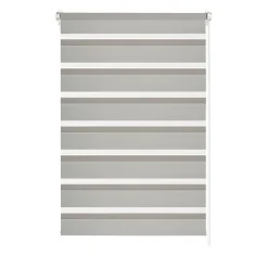 Gardinia Doppelrollo grau 100 x 150 cm