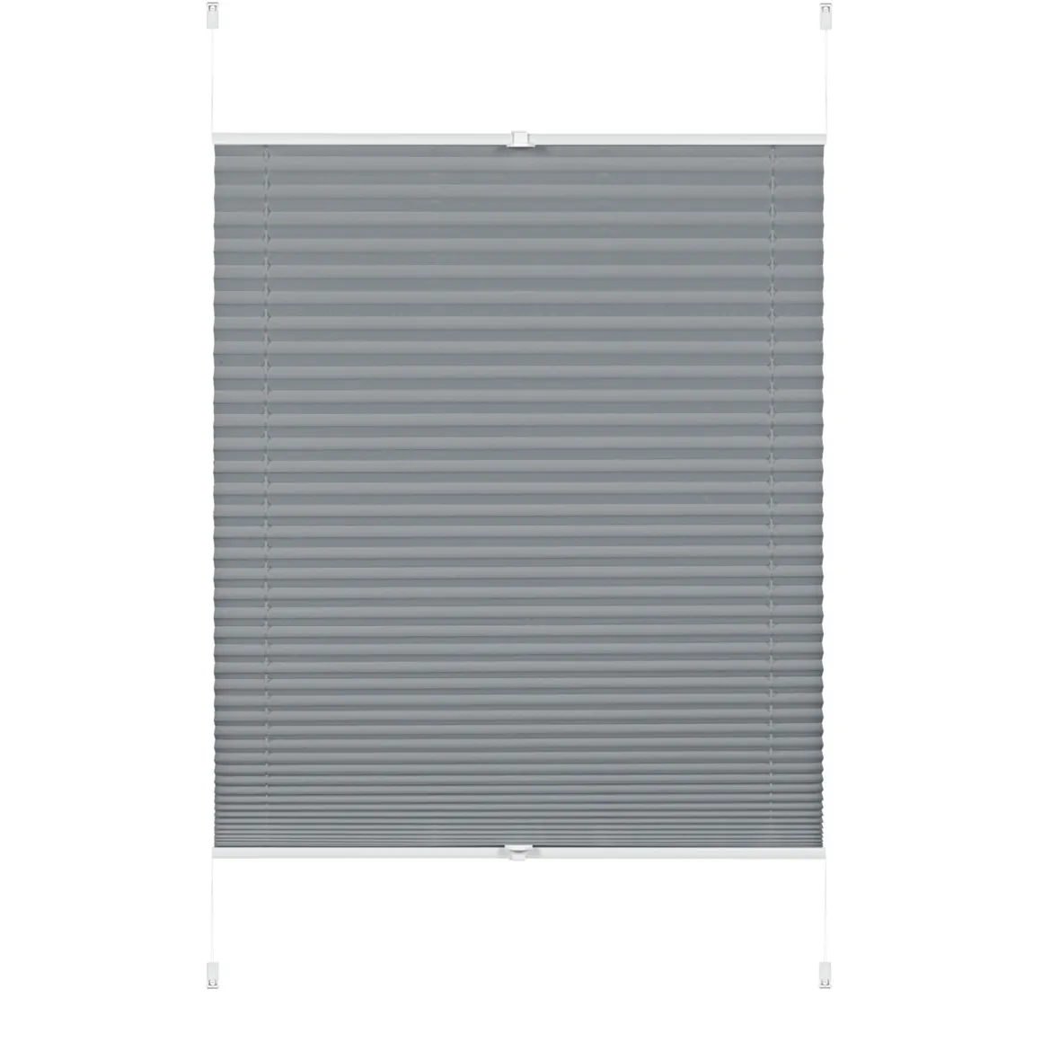 Gardinia Easyfix Plissee Greta 90 x 130 cm rauchblau