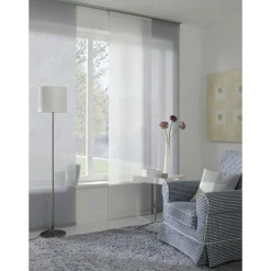 Gardinia Flächenvorhang Stoff Entry 60 x 245 cm weiß