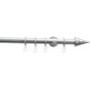 Gardinia Gardinenstange Kegel Durchmesser 20 mm 200 cm Edelstahl-optik