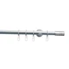 Gardinia Gardinenstange Zylinder Durchmesser 20 mm 200 cm Edelstahl-optik