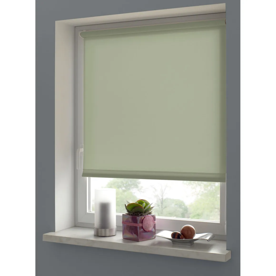 Gardinia Rollo Easyfix mintgrün 100 x 150 cm