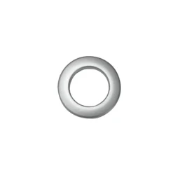 Gardinia Stoffösen klein silber-matt 4,6 / 2,8 cm
