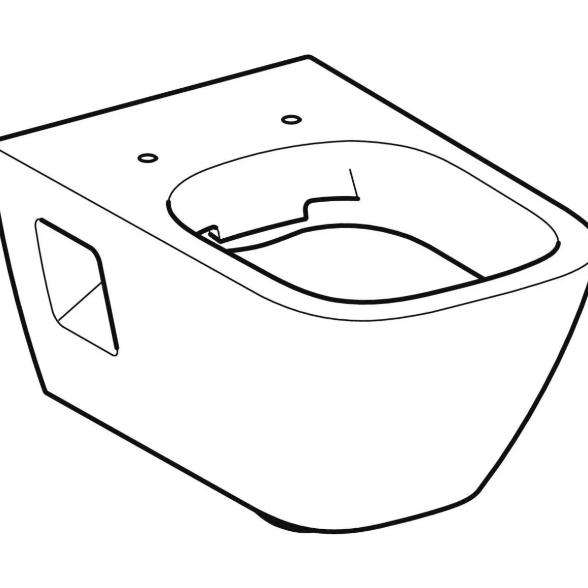 Geberit Wand-Tiefspül-WC Renova 35 x 54 x 33 cm