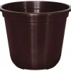 Geli Blumentopf Kunststoff 45 cm braun