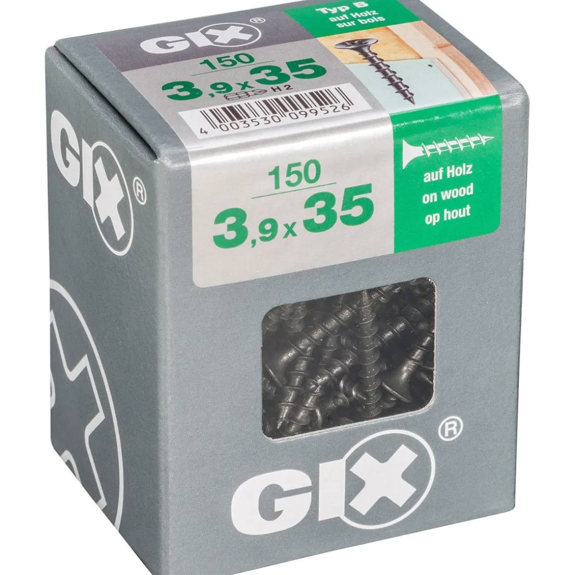 Gix Schnellbauschraube B Trompetenkopf 3,9 x 35 mm 150 Stück