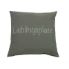 GO-DE Spruechekissen m Fuellung Dana 2935 ant ca 40 x 40 cm