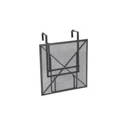 Greemotion Testrut Balkonhängetisch XL Toulouse eisengrau 70 x 88 x 47-79 cm