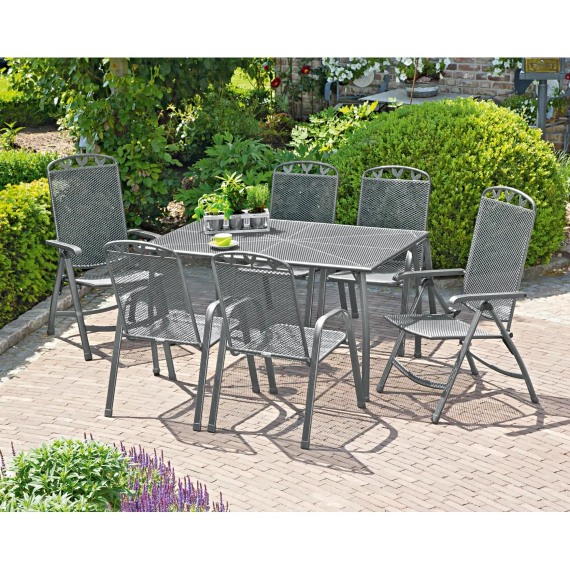 Greemotion Testrut Stapelsessel Toulouse eisengrau