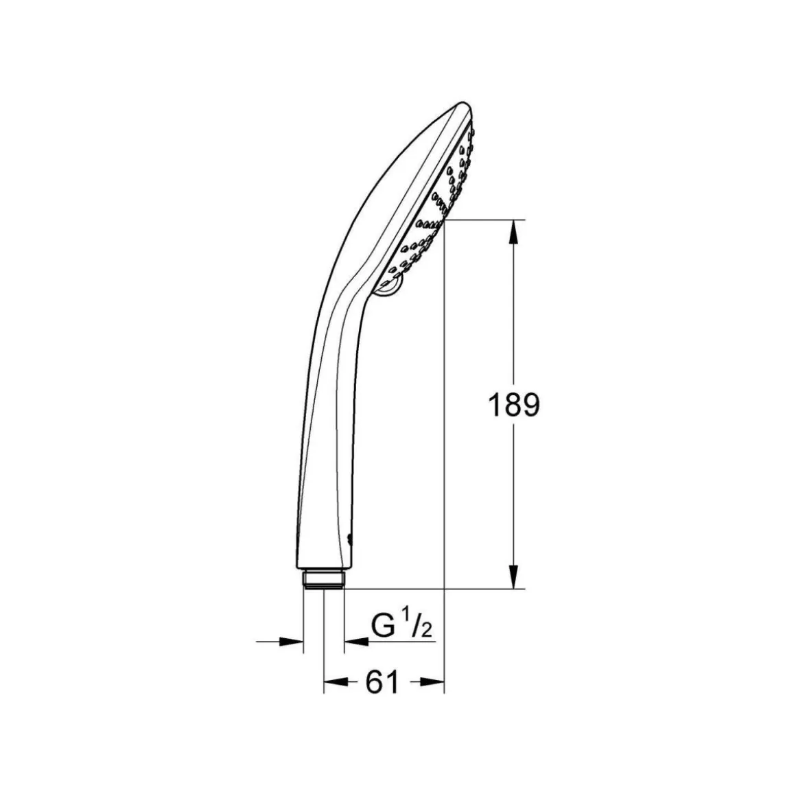 Grohe Handbrause Vitalio Joy 110 Duo 2 Strahlarten