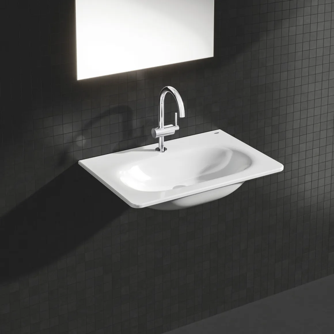 Grohe Waschtisch Essence alpinweiß 70 x 16,5 x 48,5 cm
