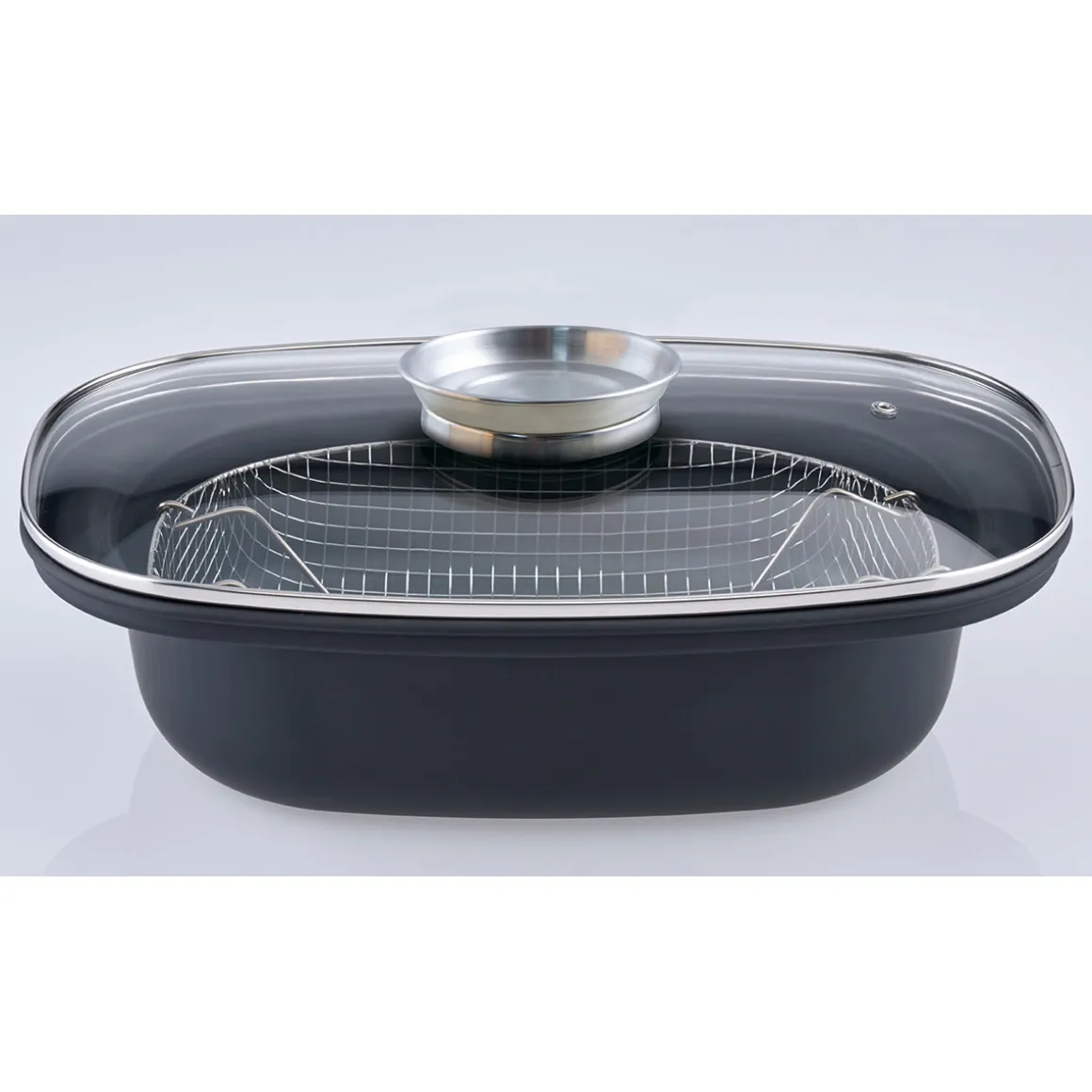 GSW Aromabräter 39 x 25cm mit Drahteinsatz 4L