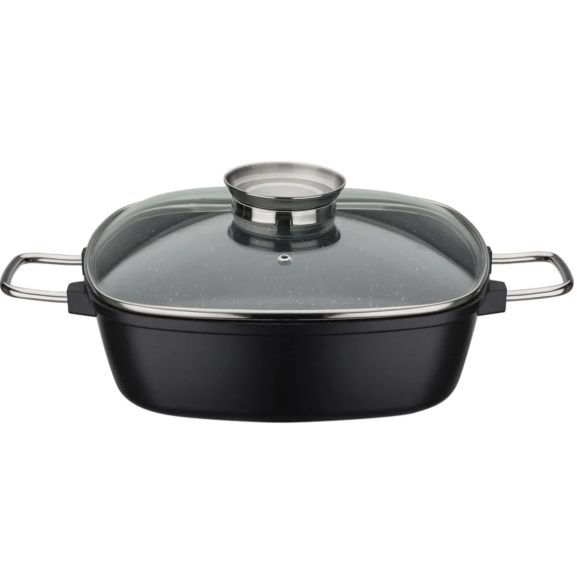 GSW Viereckbräter Gourmet Granit 28 x 28cm 4,9L