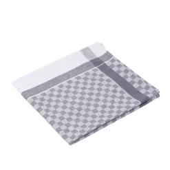 Gözze Grubenhandtuch 50 x 100 cm 3er Pack silber