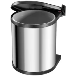 Hailo Mülleimer Compact Box M 15 L Edelstahl