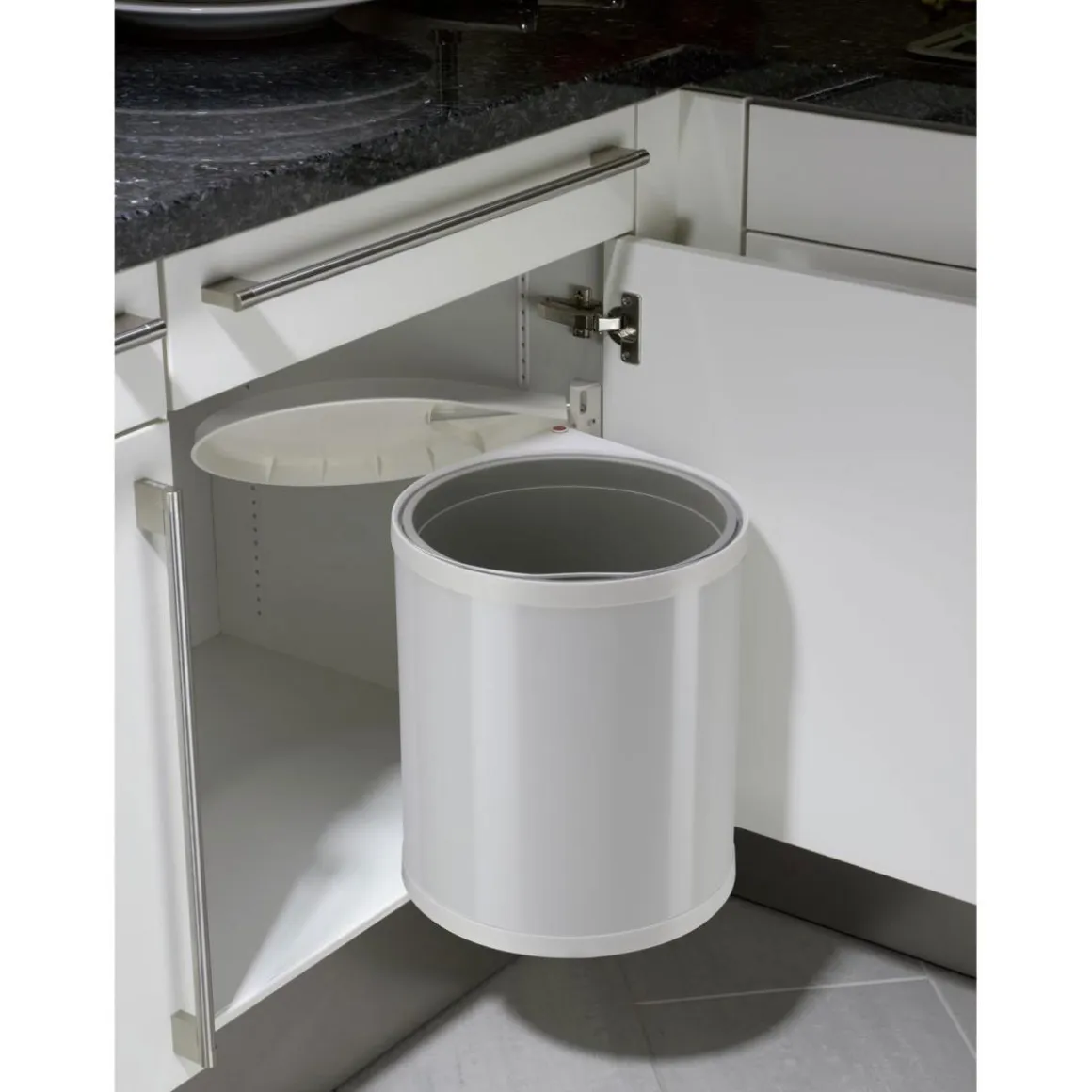 Hailo Mülleimer Compact Box M 15 L weiß