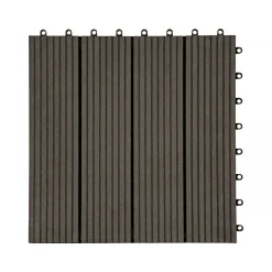 Hartmann WPC-Klickfliese anthrazit 30 x 30 cm