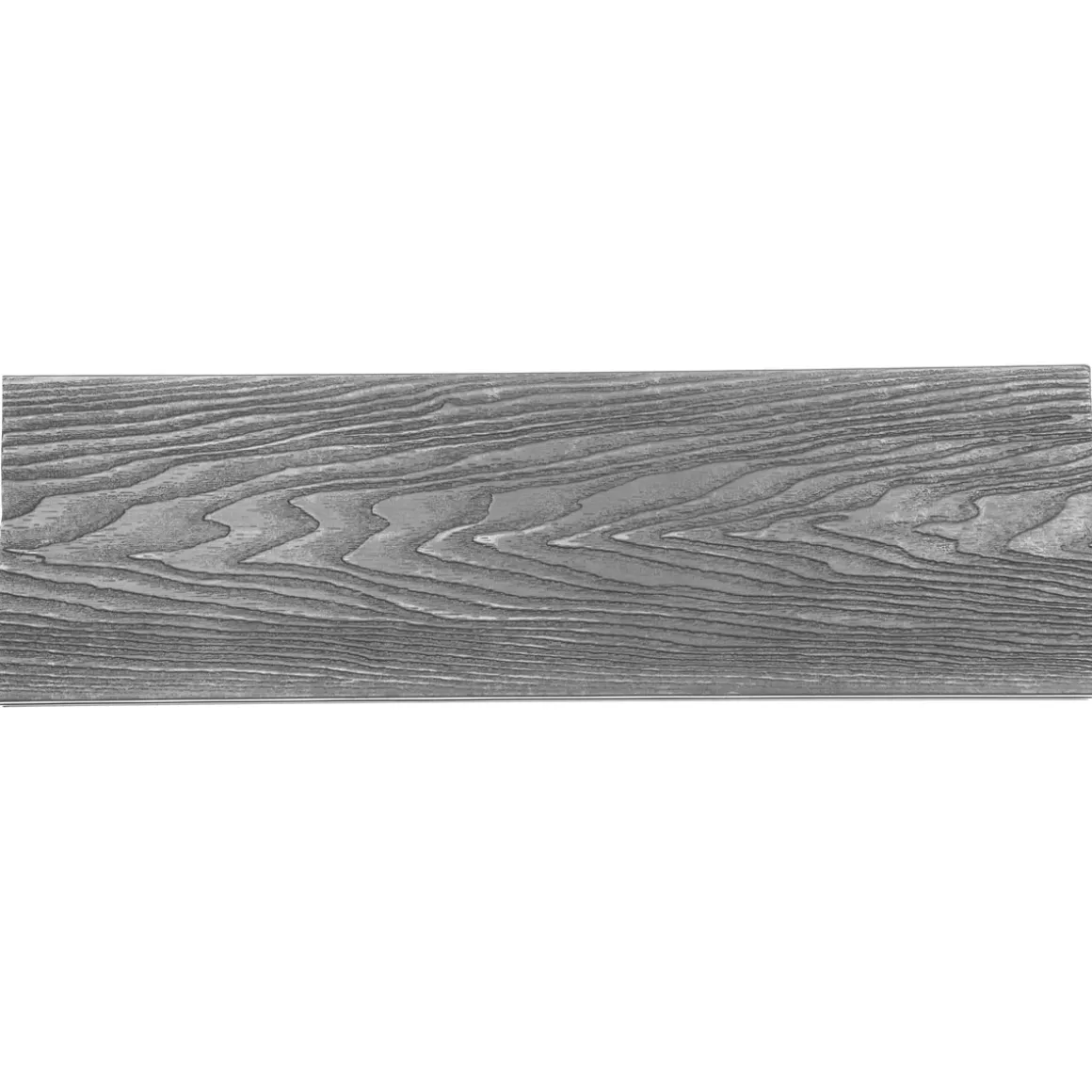 Hartmann WPC-Terrassendiele grau geriffelt 200 x 14,5 x 2,3 cm