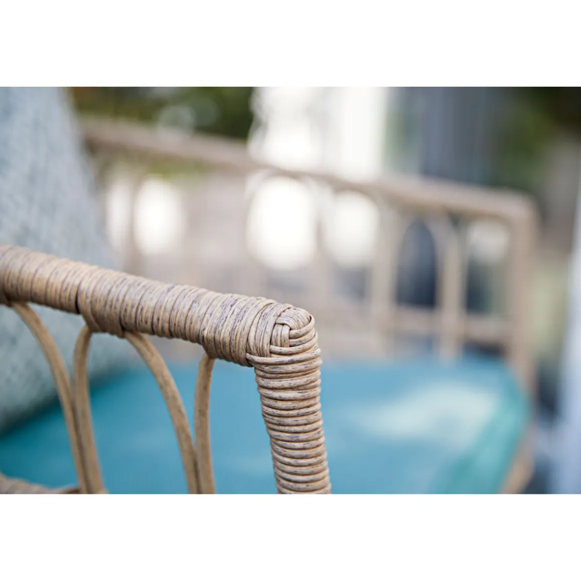 Haveson Balkon-Set Lissabon bestehend aus zwei Sesseln und einem Tisch