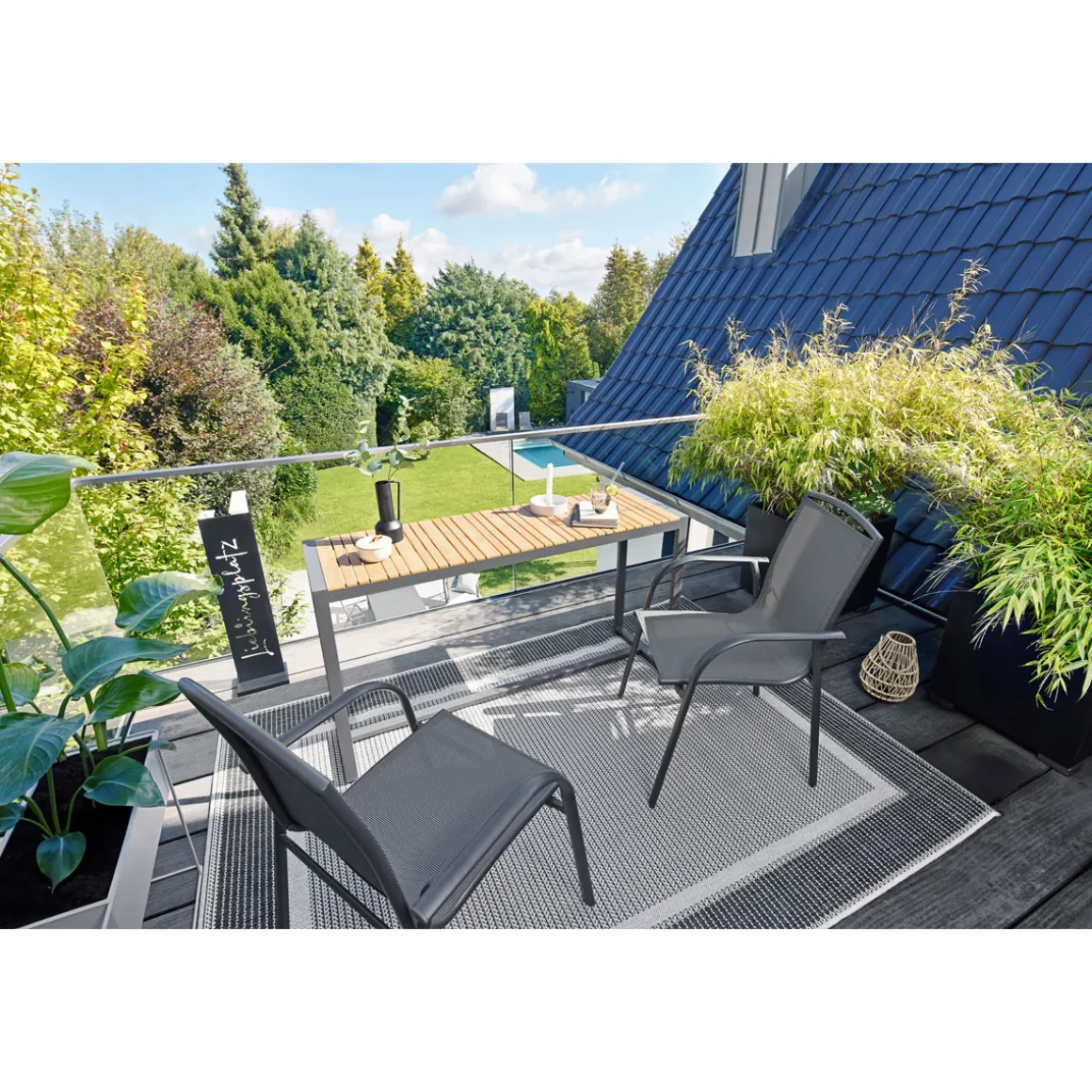 Haveson Balkon-Tisch Dresden BxHxT 138 x 75 x 42 cm