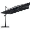 Haveson LED-Ampelschirm Cremona 300 x 300 cm anthrazit