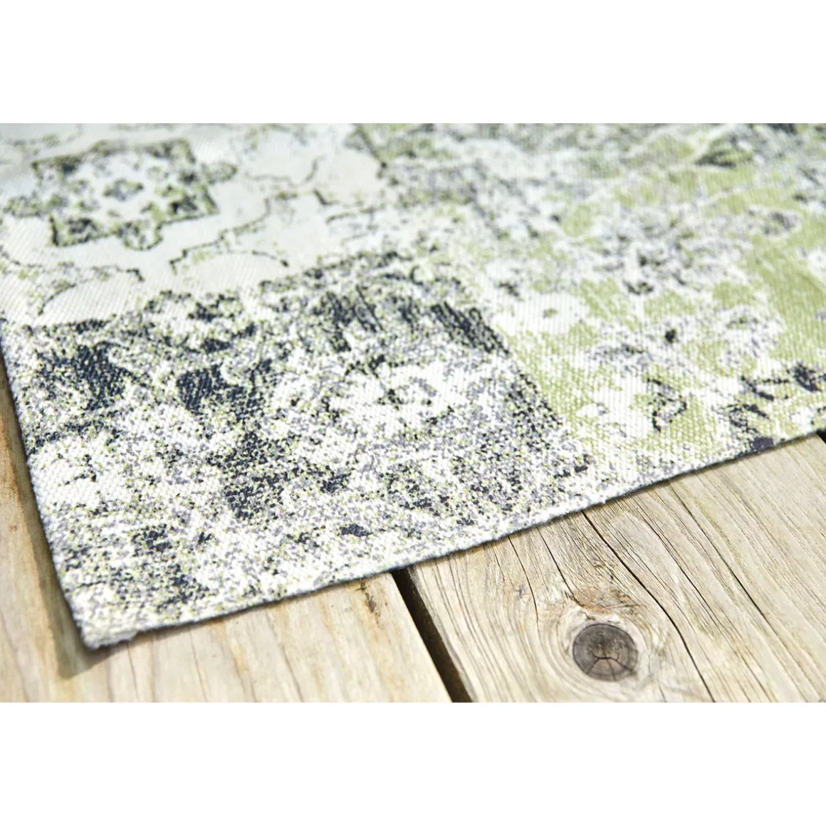 Haveson Outdoorteppich Deluxe grün/grau 120 x 180 cm