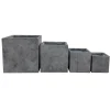 Haveson Pflanzgefäßserie Wiped Grey