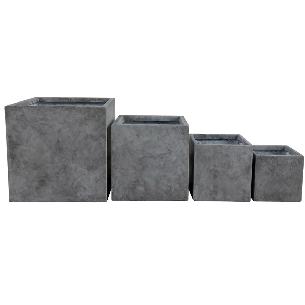 Haveson Pflanzgefäßserie Wiped Grey